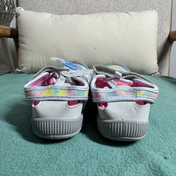 Oshkosh Sandals Toddler 11 Tie dye NWT Adjustable Machine Washable Play - Picture 3 of 5